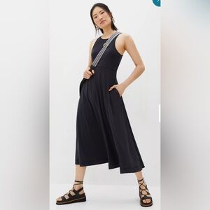 Anthropologie Everyday Midi Dress Black size medium